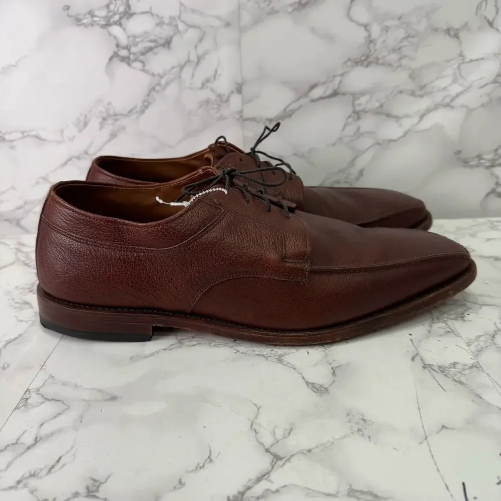 Allen Edmonds Men's Shoes sz 13 Jackson + Grained Leather Brown #M420